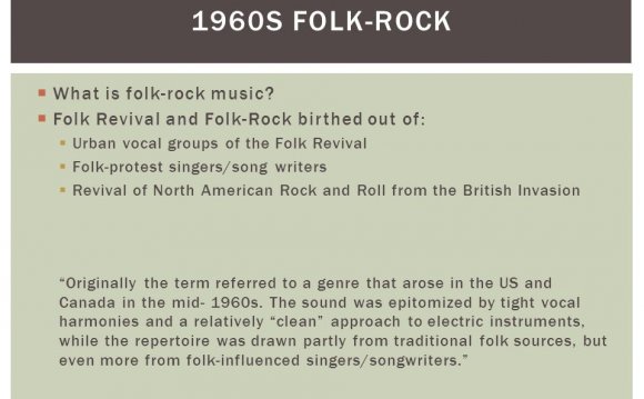 What is folk-rock music?