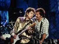 Great Folk Rock Albums: Dylan and Springsteen performing together