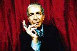 Leonard Cohen is on the list of the most famous folk music artists
