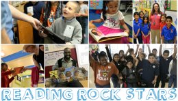 Reading Rock Stars page collage