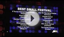 FUSION 2013 Best Small Festival - WINNER of European